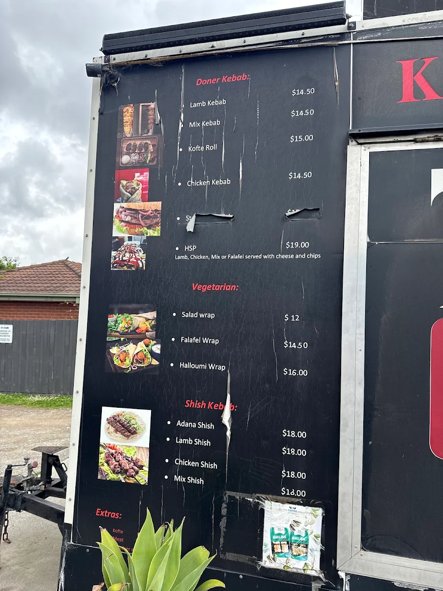Menu, The Grillfather
