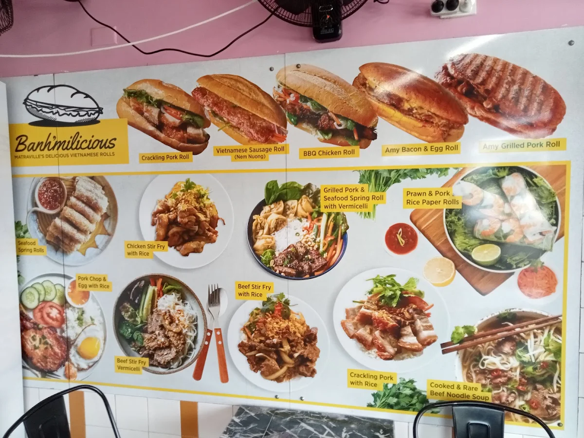 Menu, Banh'milicious