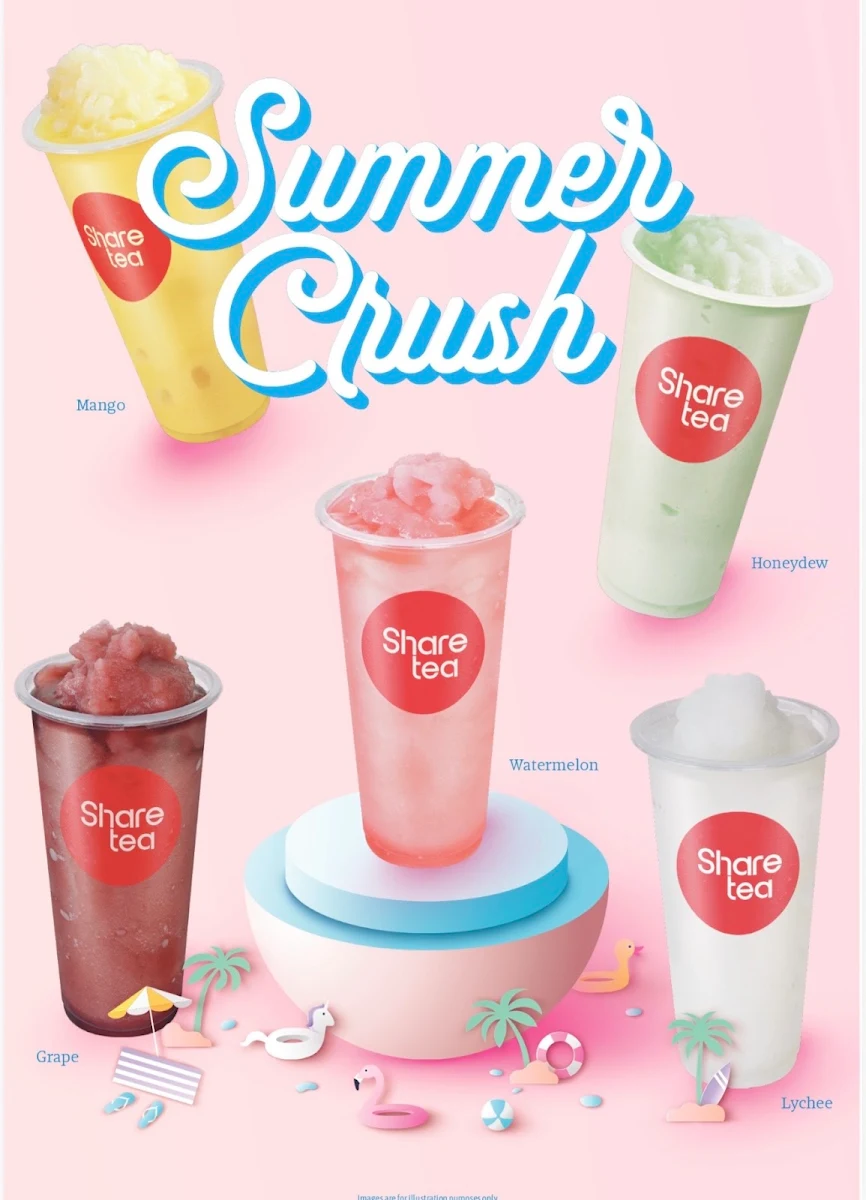 Menu, Sharetea