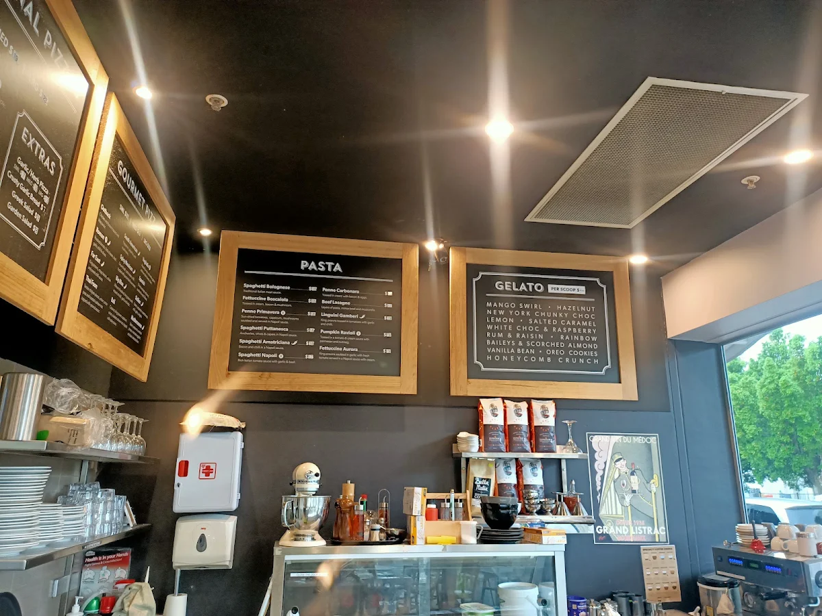 Menu, Joey's Pizza Pasta and Gelato