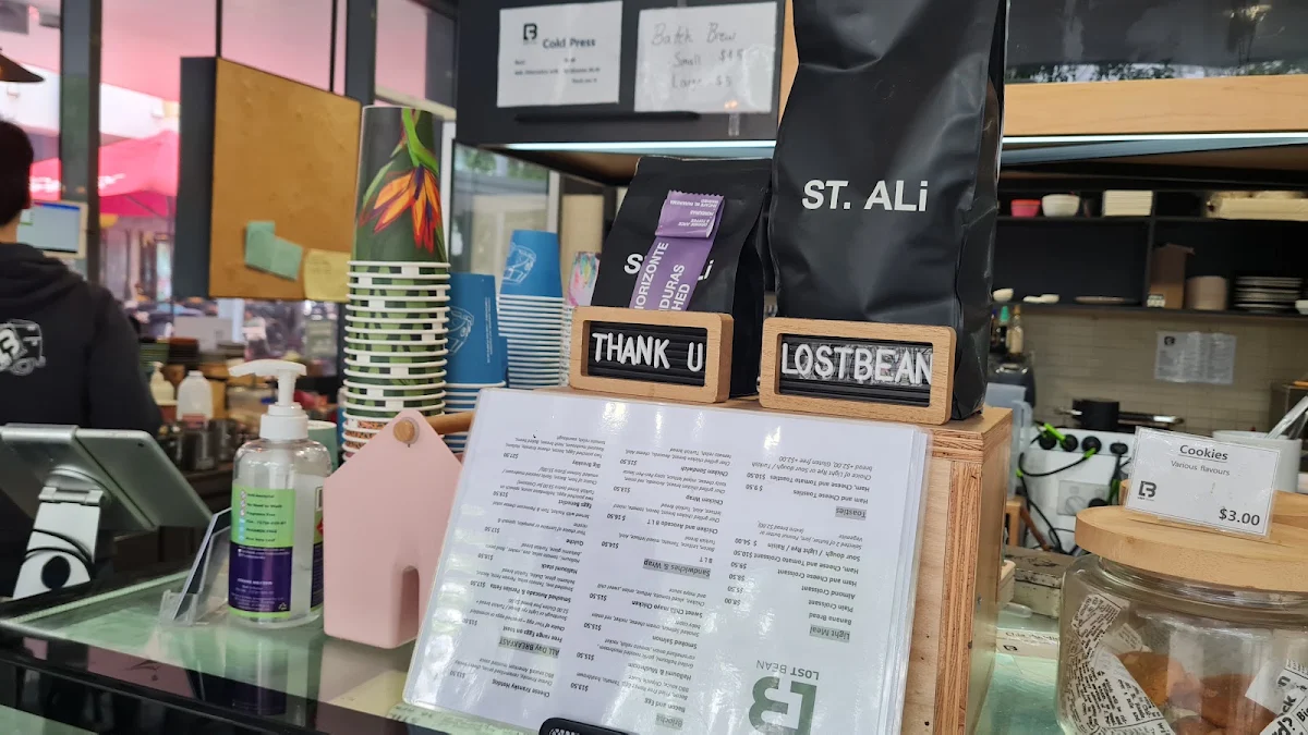 Menu, Lost Bean (Grey Street)