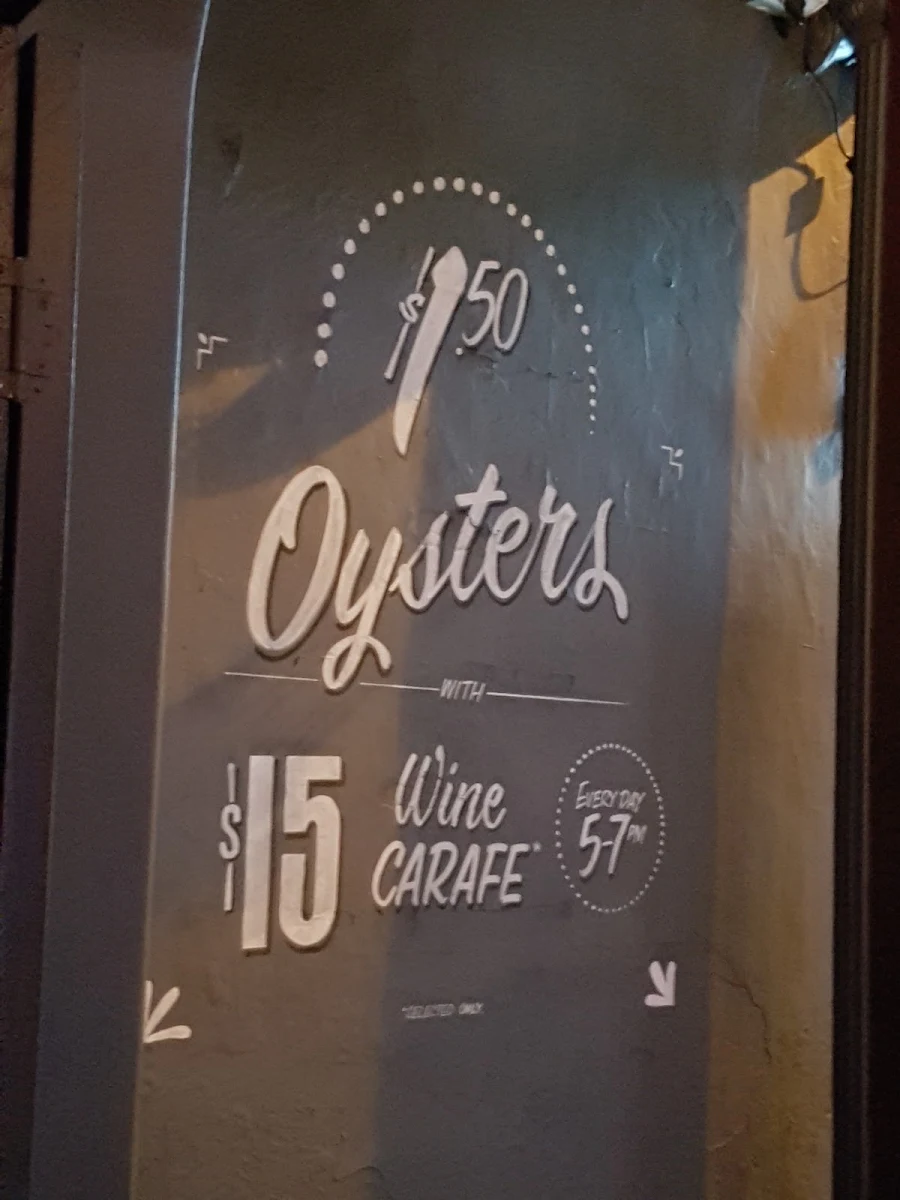 Menu, Black Bottle