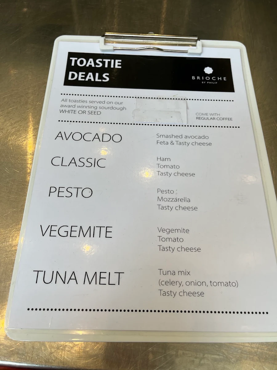 Menu, Brioche by Philip