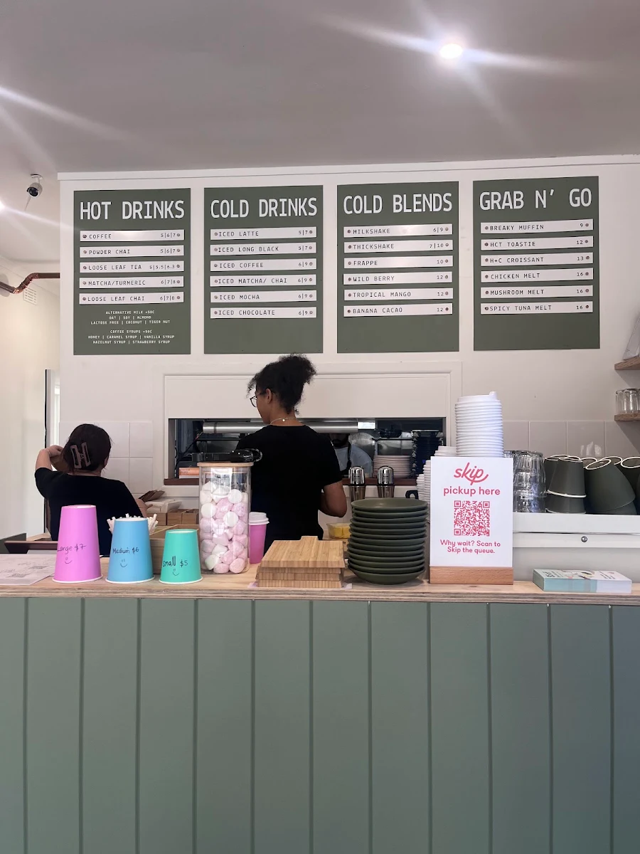 Menu, Banksia Burwood