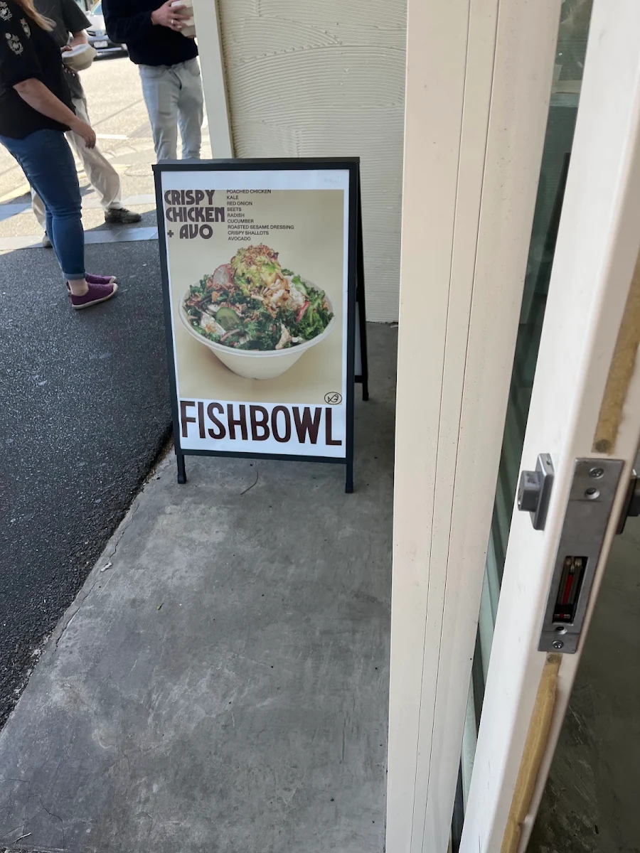 Menu, FISHBOWL - Hawthorn