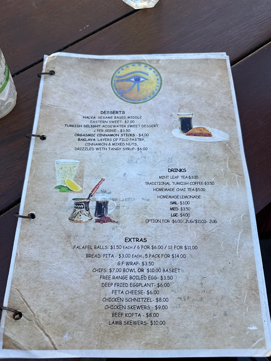 Menu, Orgasmic Food Byron Bay