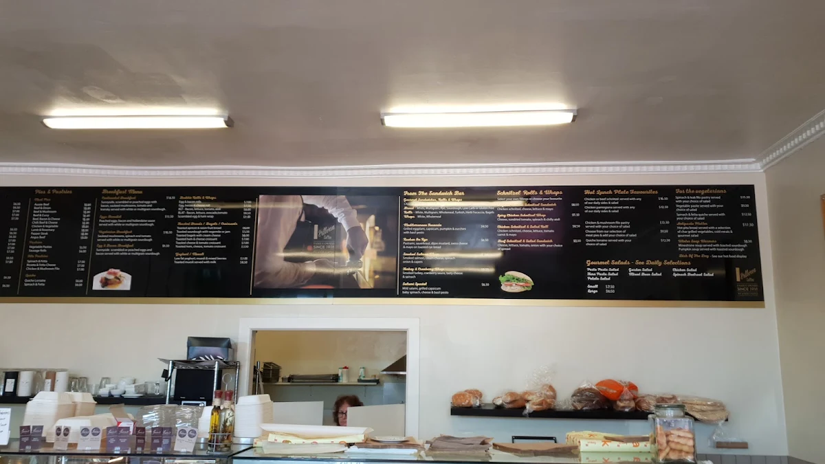 Menu, Ambrosia Cafe