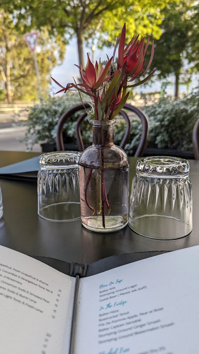 Menu, Watsonia Wine Bar