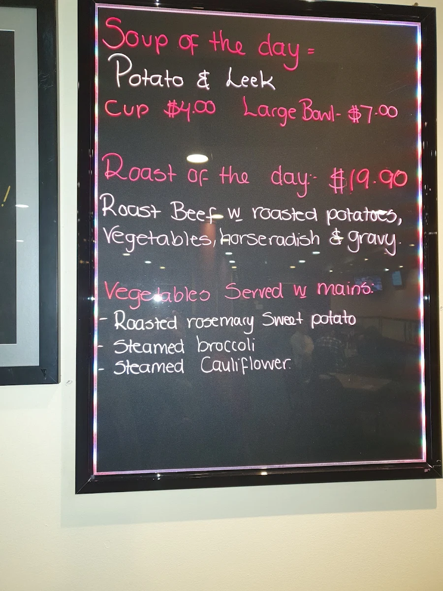 Menu, Para Hills Community Club