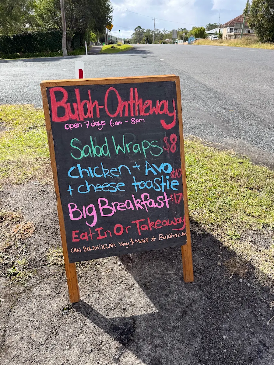 Menu, Bulah on the way ..