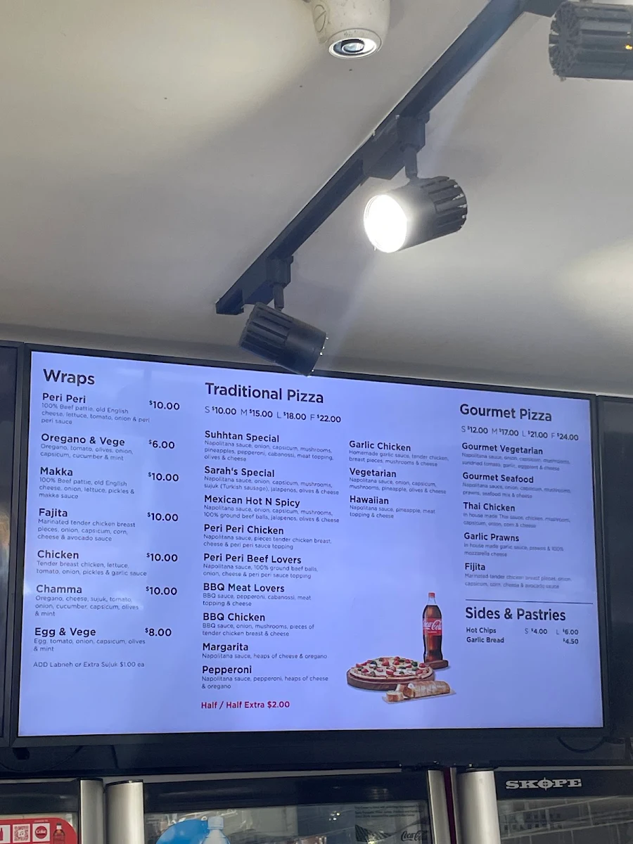 Menu, Suhhtan Bakery