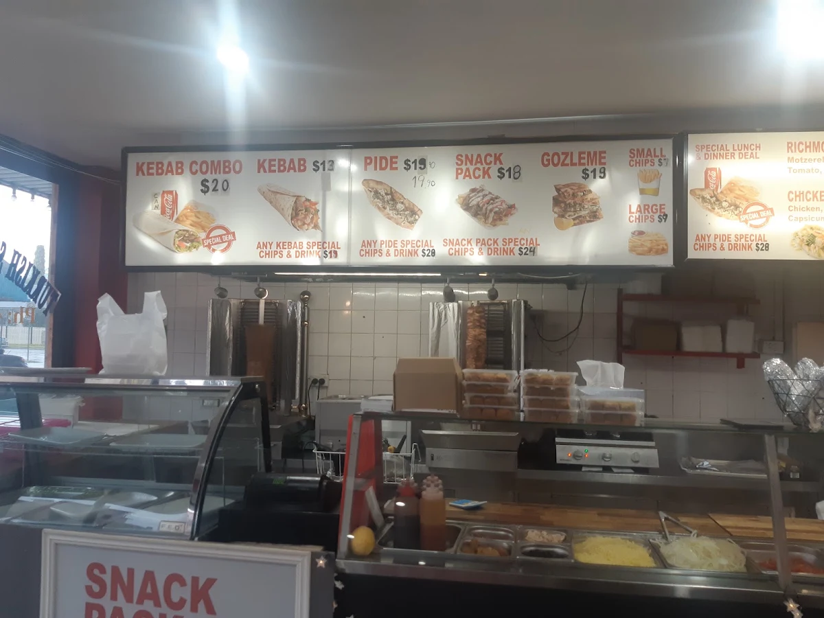 Menu, Richmond Star Kebab - Fresh Kebabs, Pide/Gozleme, HSP And Pizza
