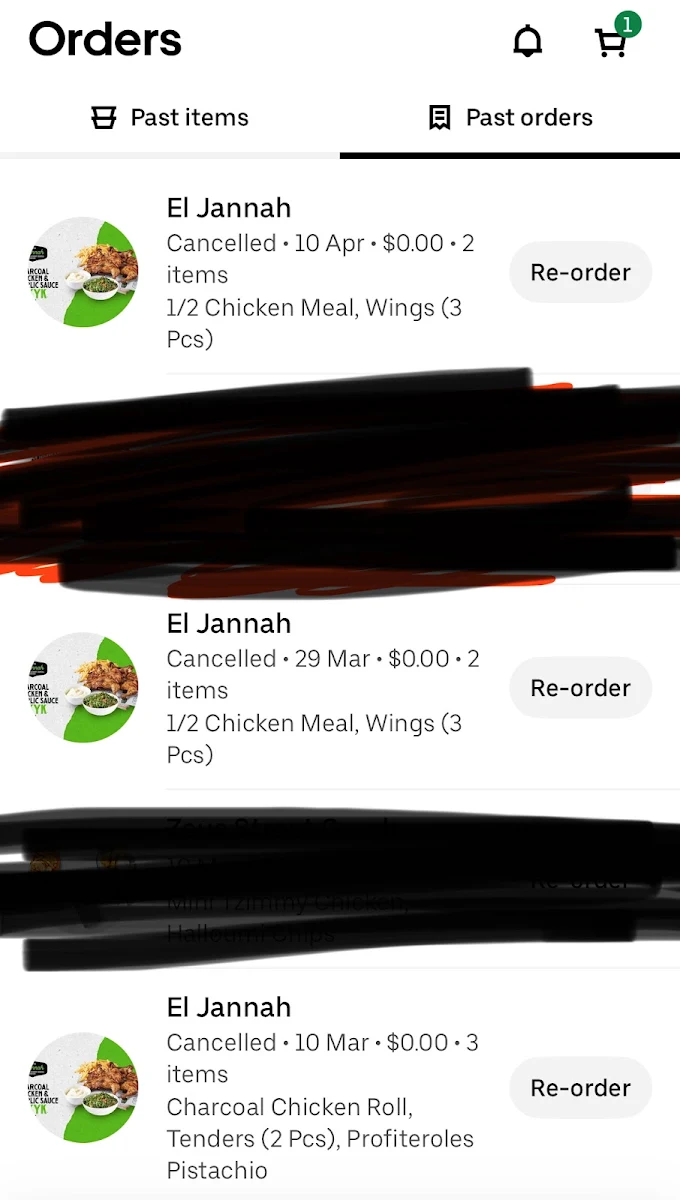 Menu, El Jannah Chicken Albion Park