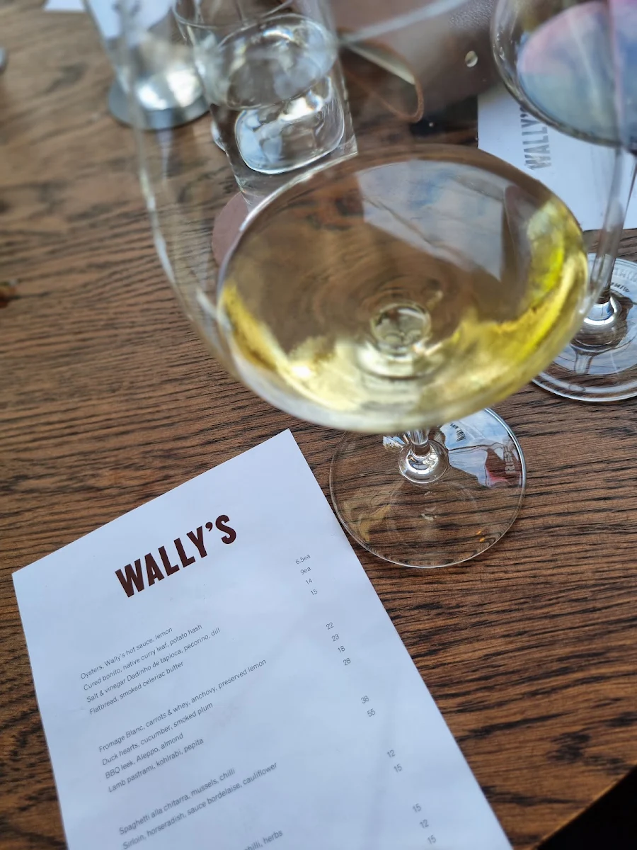 Menu, Wally's Albert Park