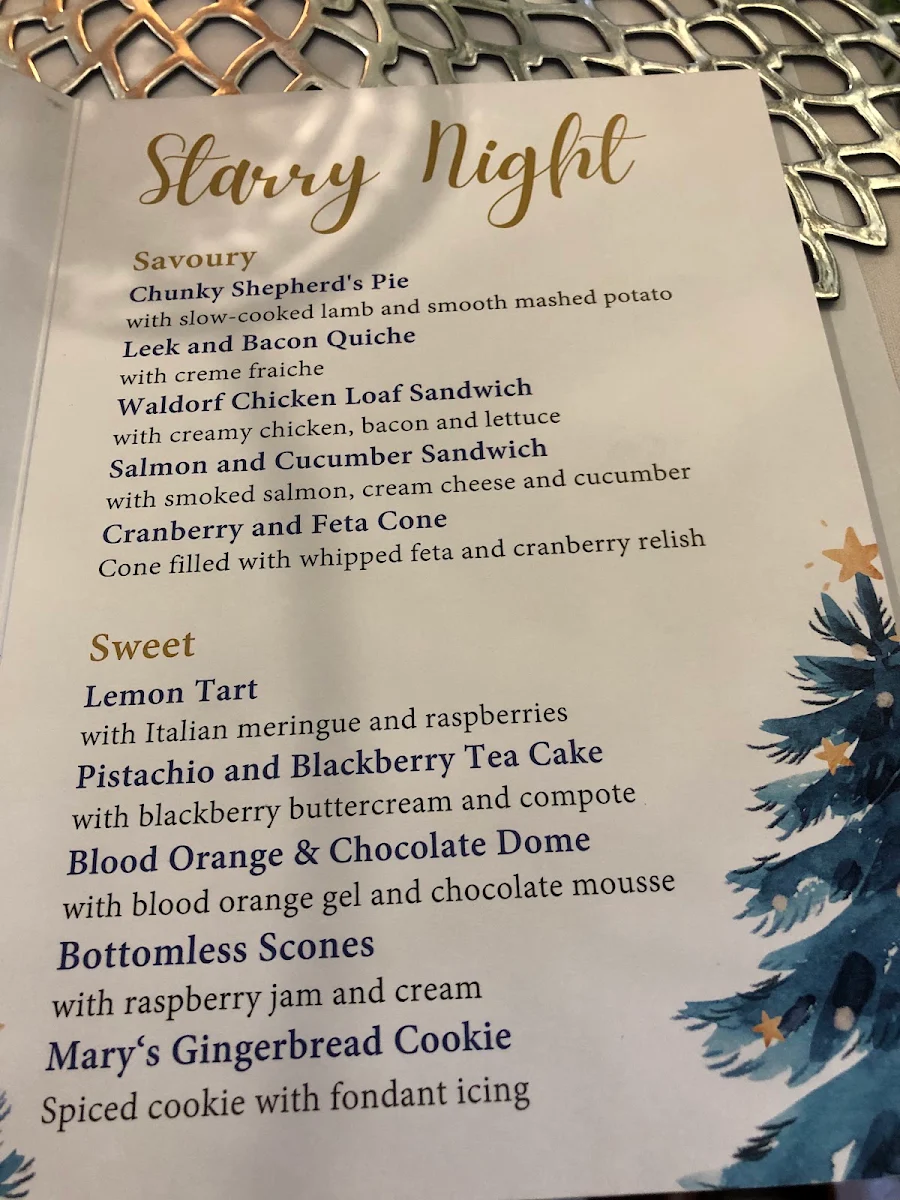 Menu, Mary Eats Cake - Montrose