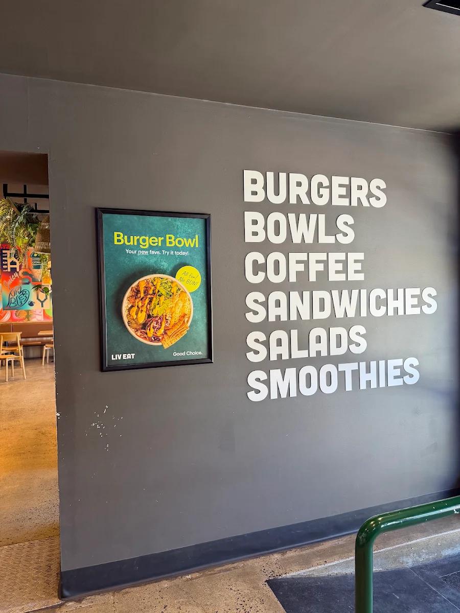 Menu, Liv Eat Campbell Town