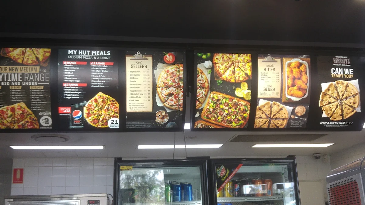 Menu, Pizza Hut Mt Druitt