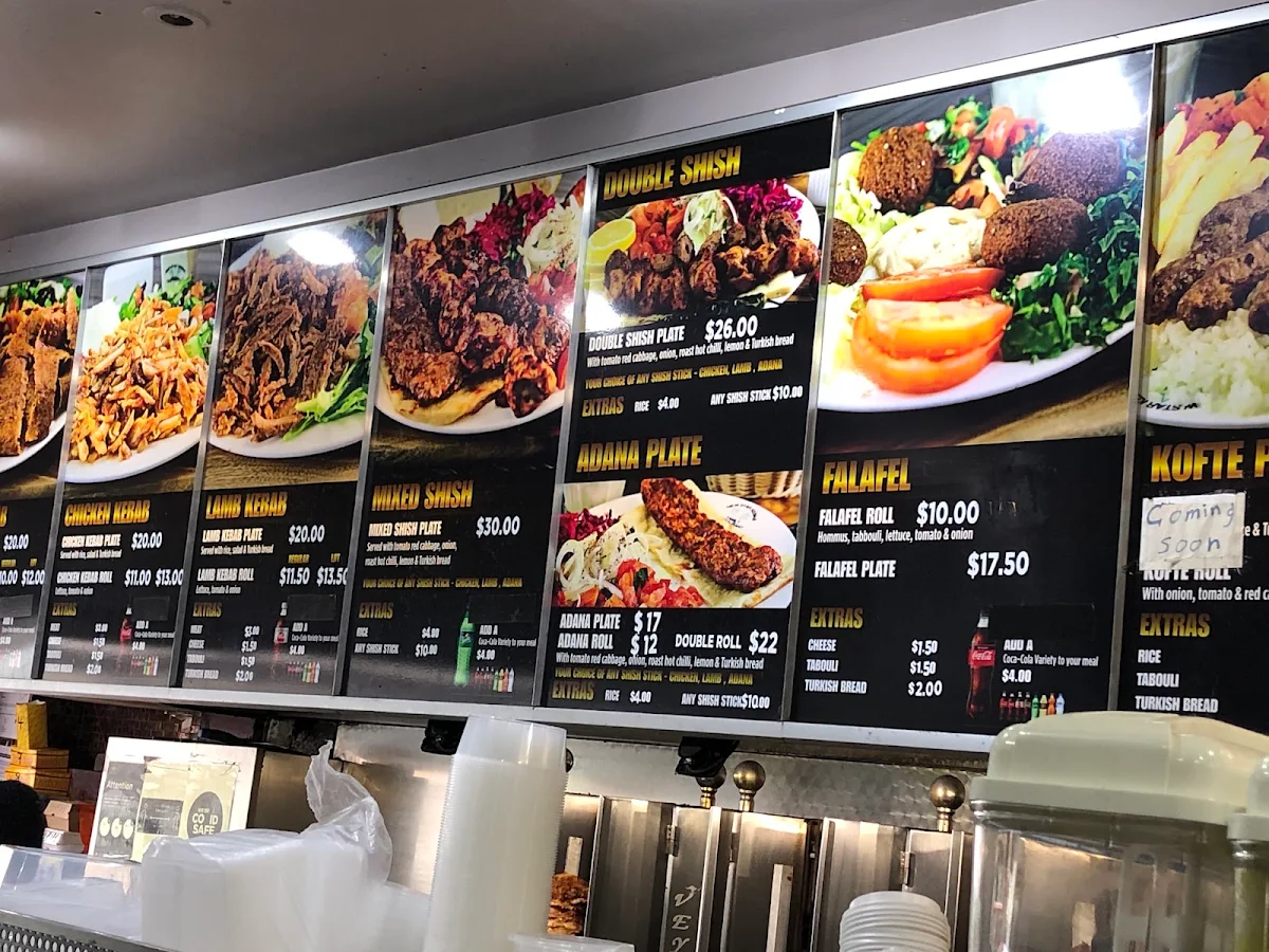 Menu, New Star Kebab Family Restaurant
