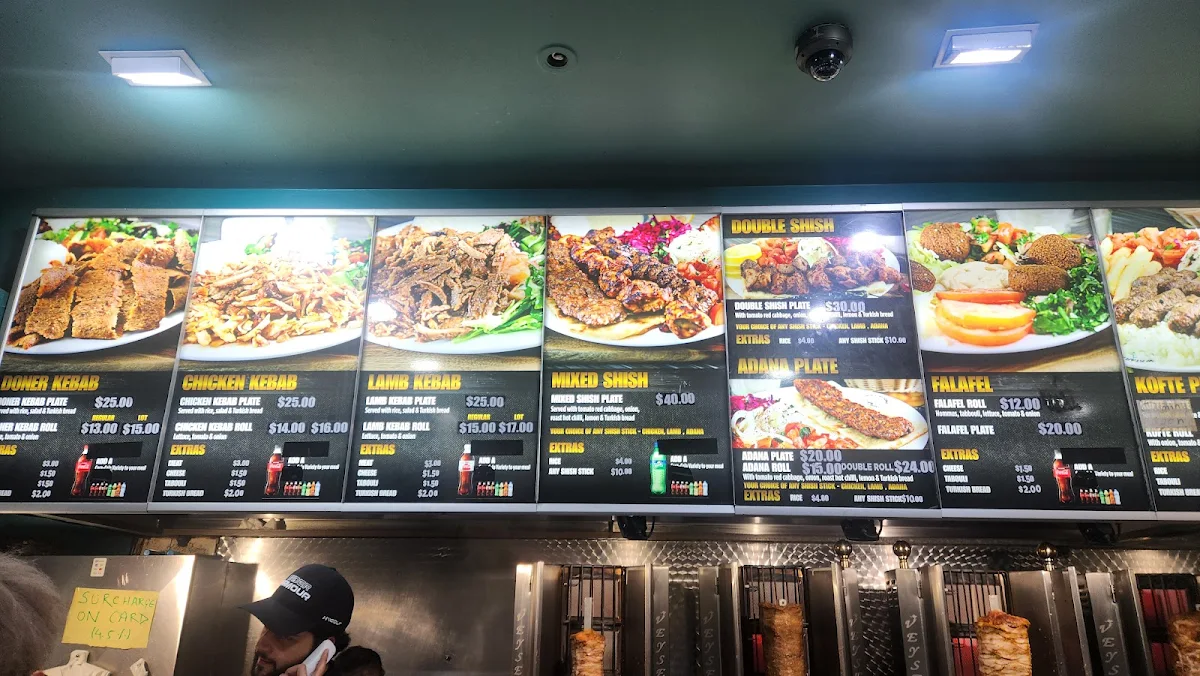 Menu, New Star Kebab Family Restaurant