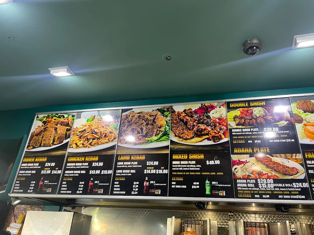 Menu, New Star Kebab Family Restaurant