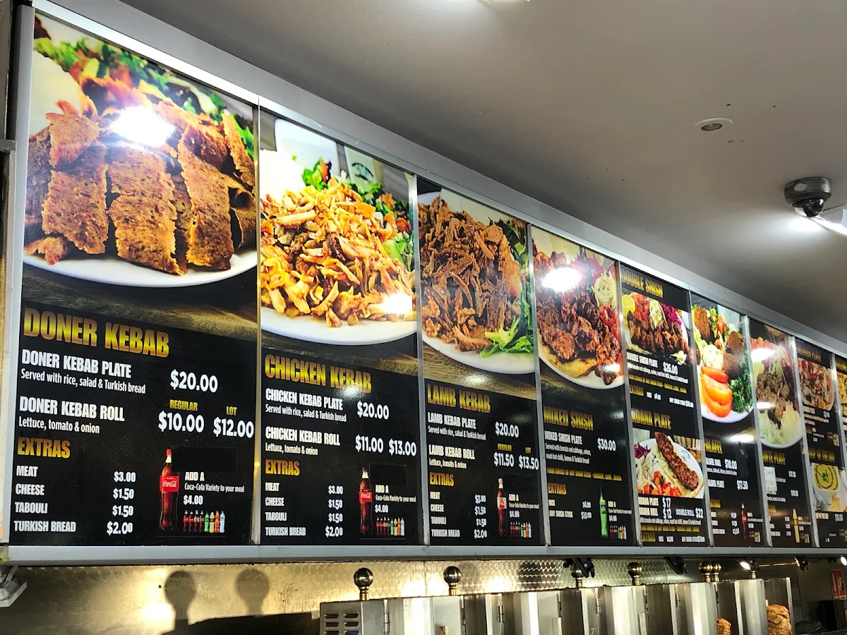Menu, New Star Kebab Family Restaurant