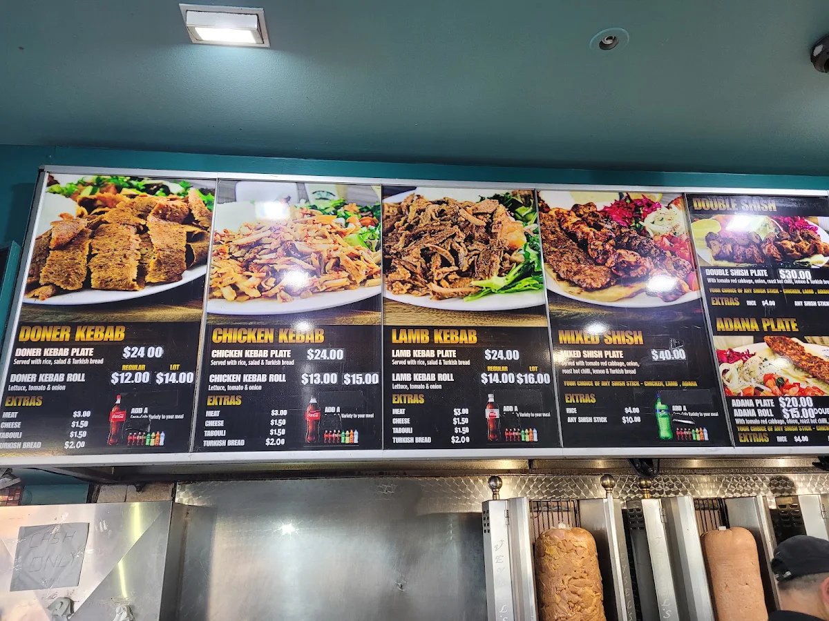 Menu, New Star Kebab Family Restaurant