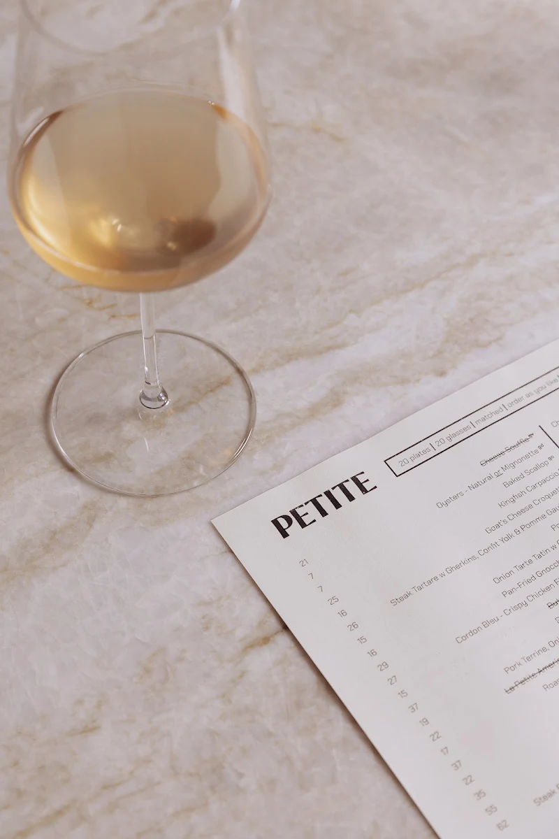 Menu, Petite