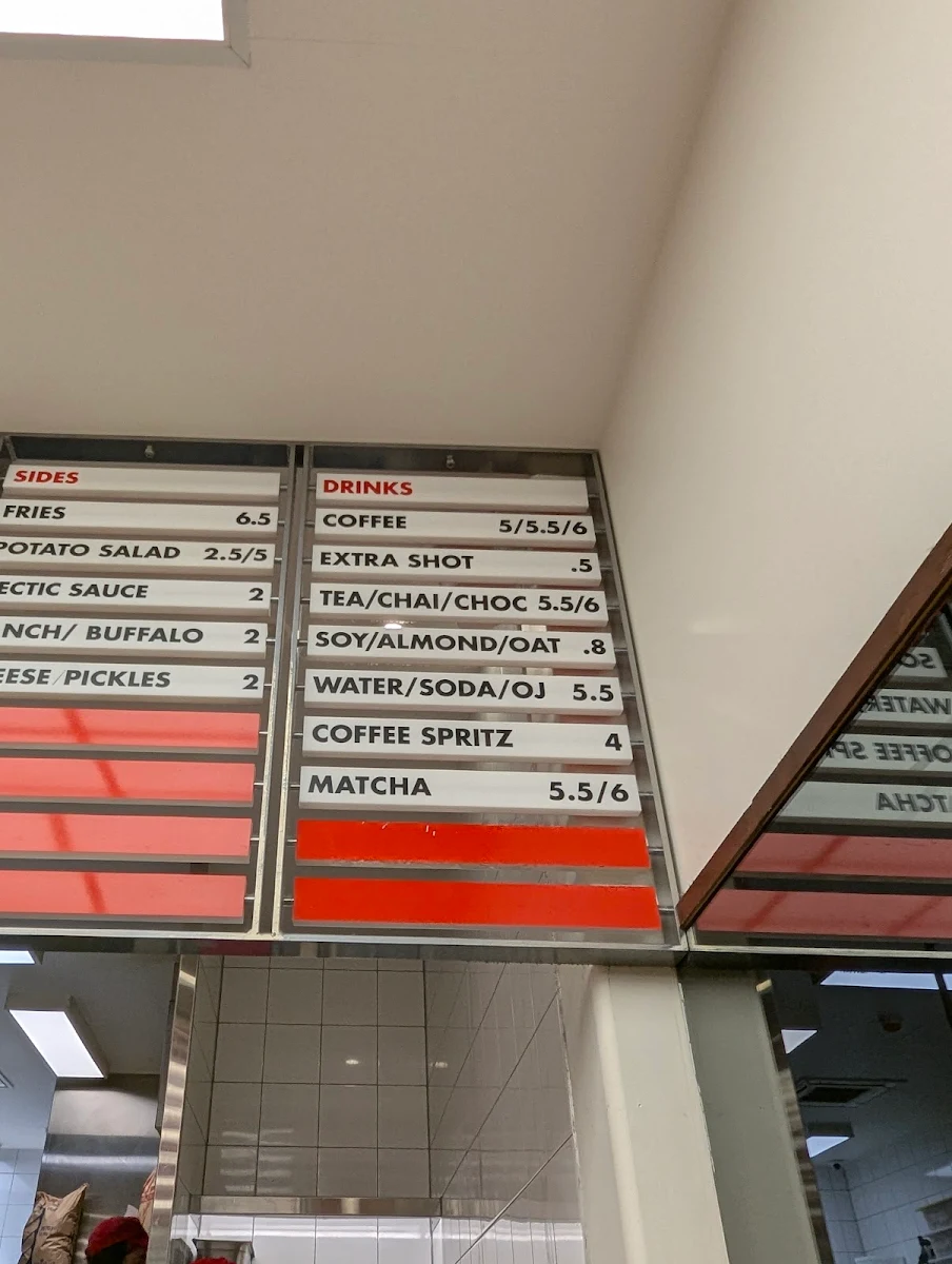 Menu, Hector's Deli