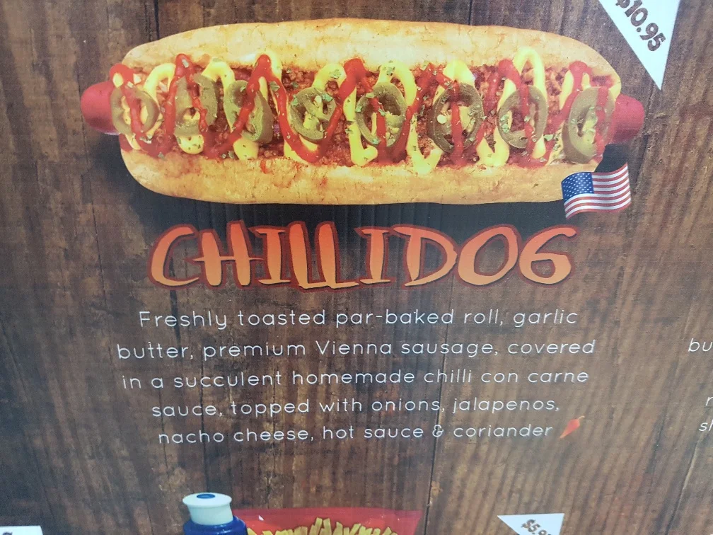 Menu, TopDog in Town