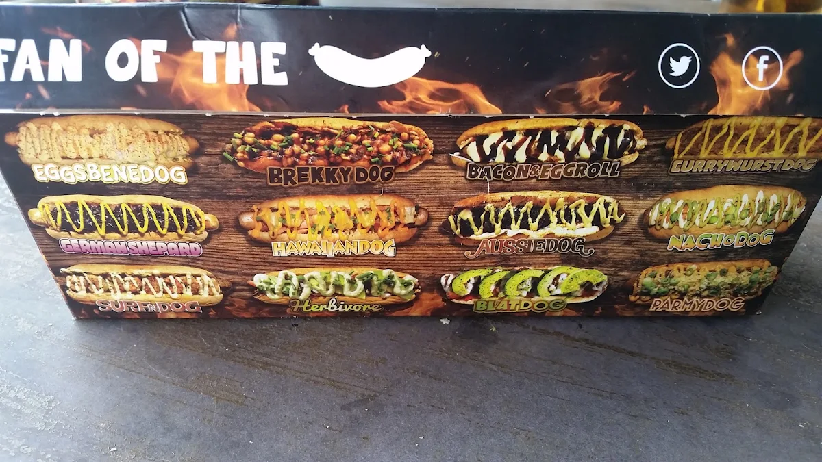 Menu, TopDog in Town