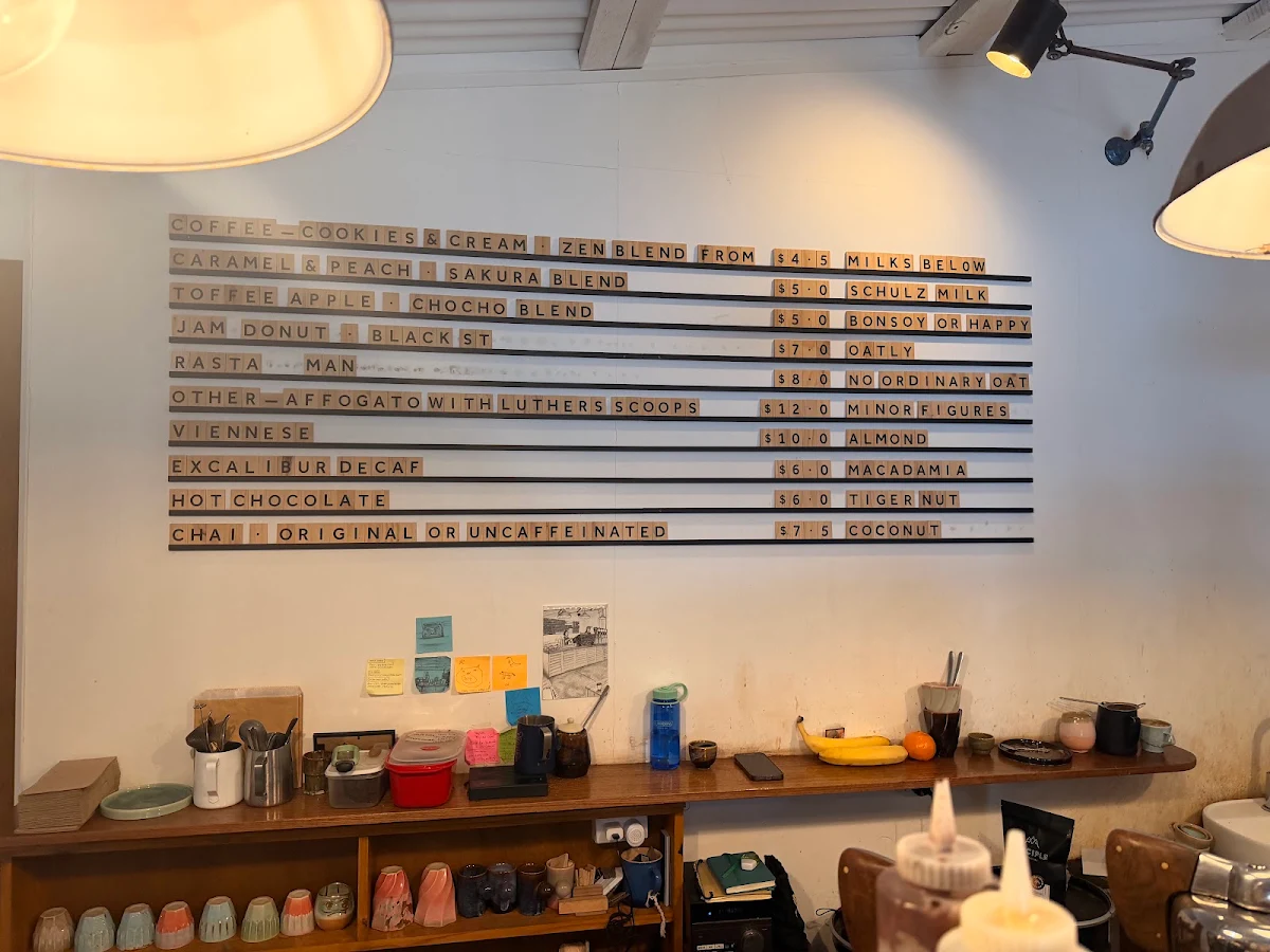 Menu, Kōhī no deshi