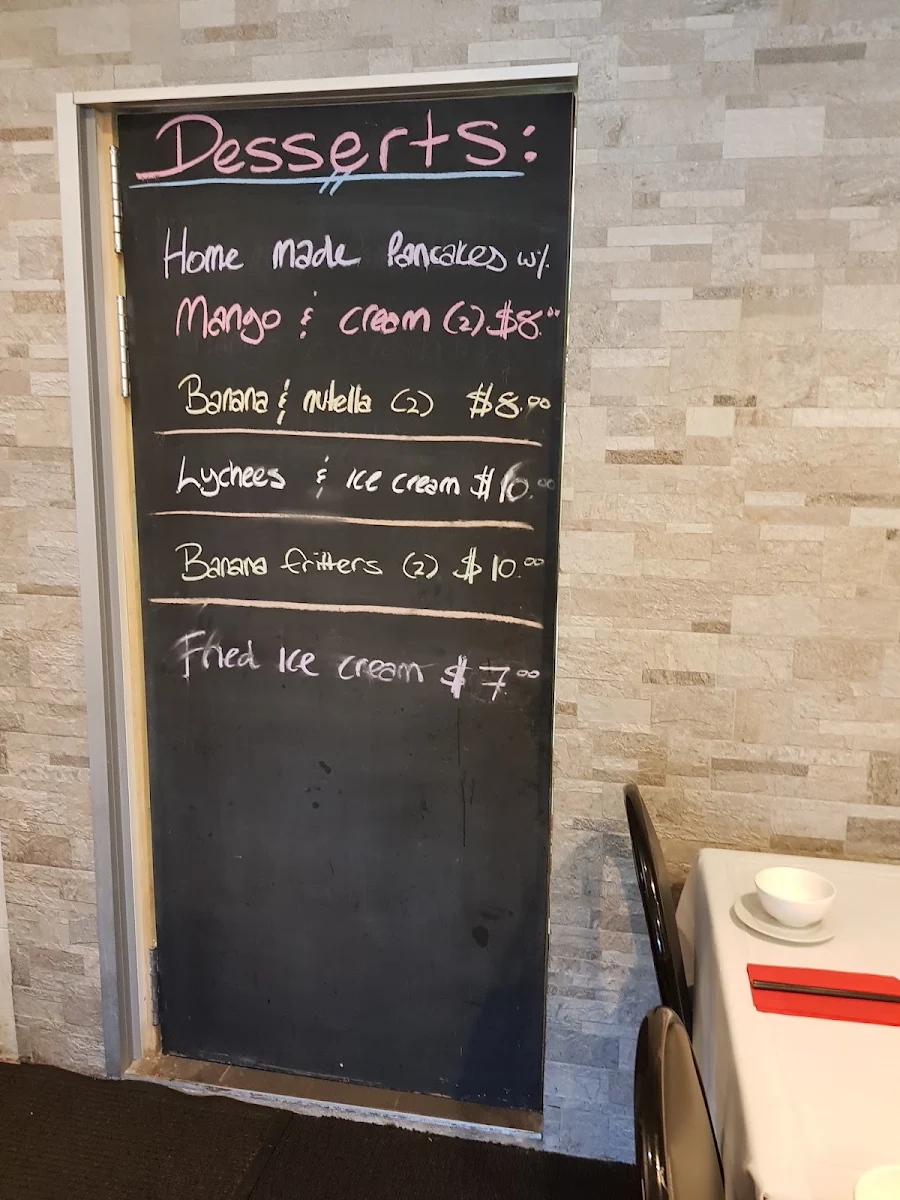 Menu, Oatley Chinese & Malaysian Restaurant