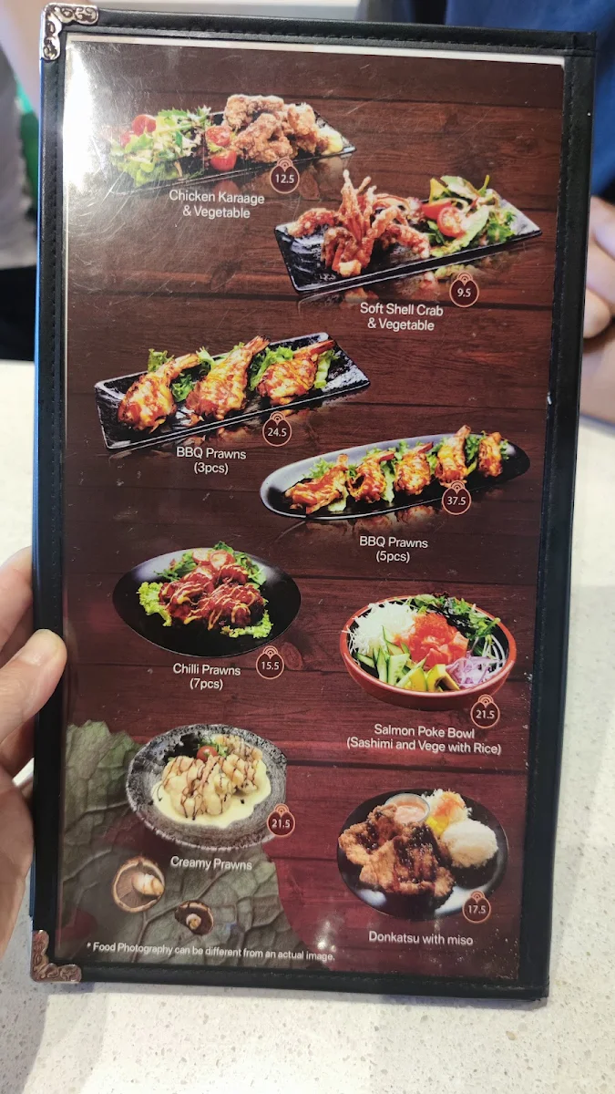 Menu, Sushi Musa Miranda