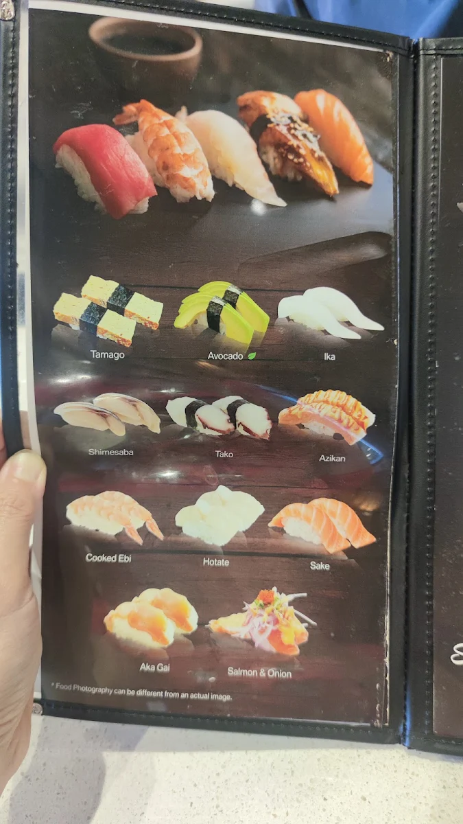 Menu, Sushi Musa Miranda