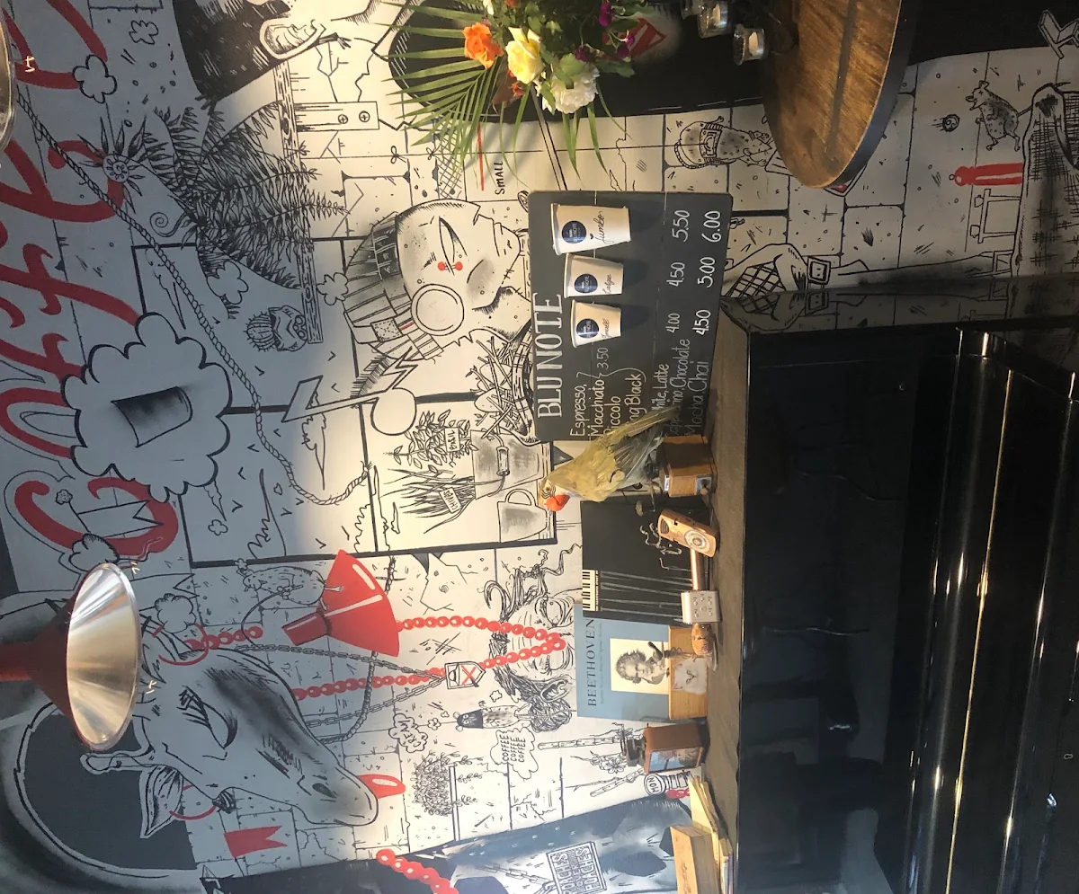 Menu, Blu Note Espresso Bar