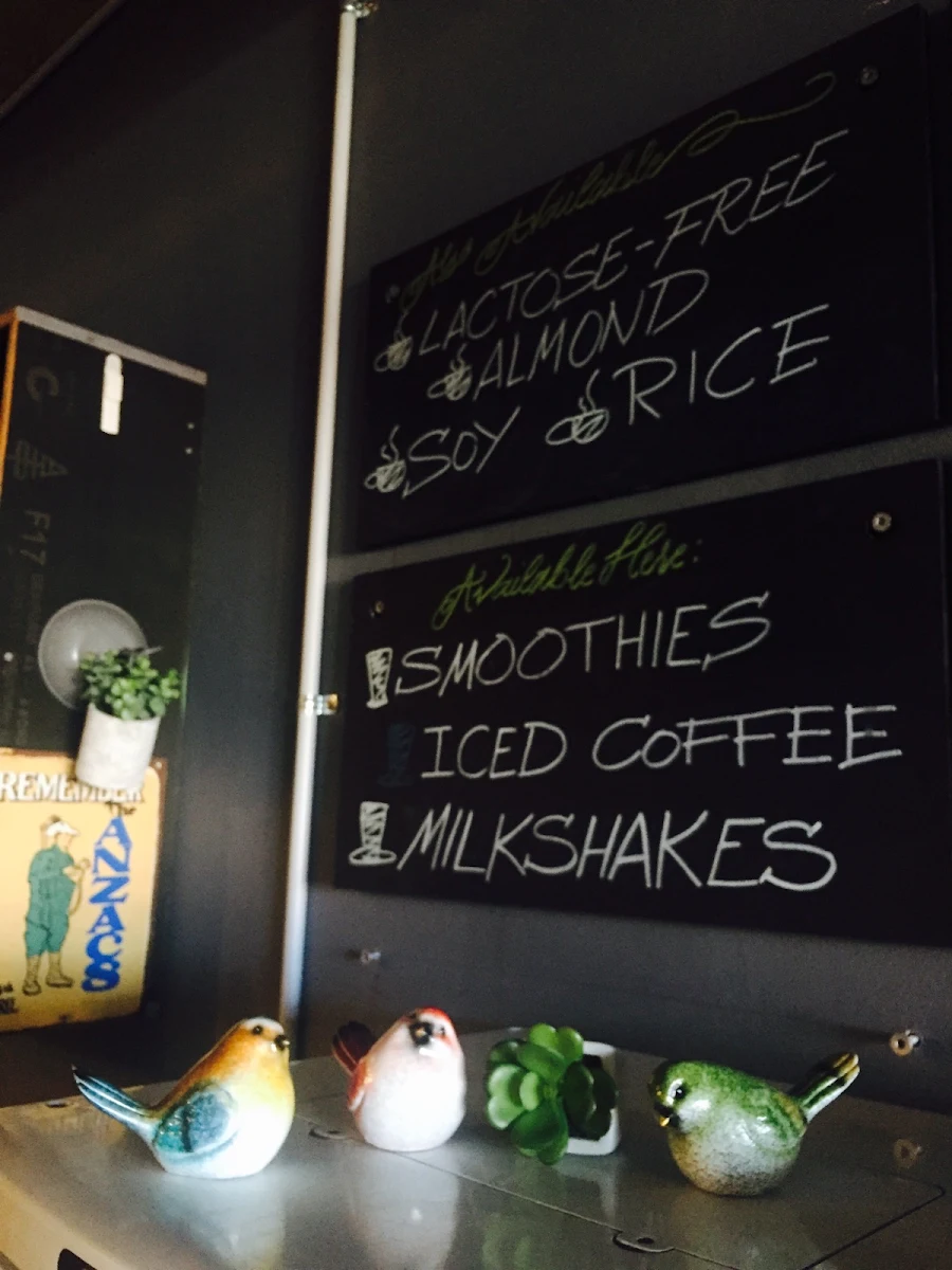 Menu, Blu Note Espresso Bar