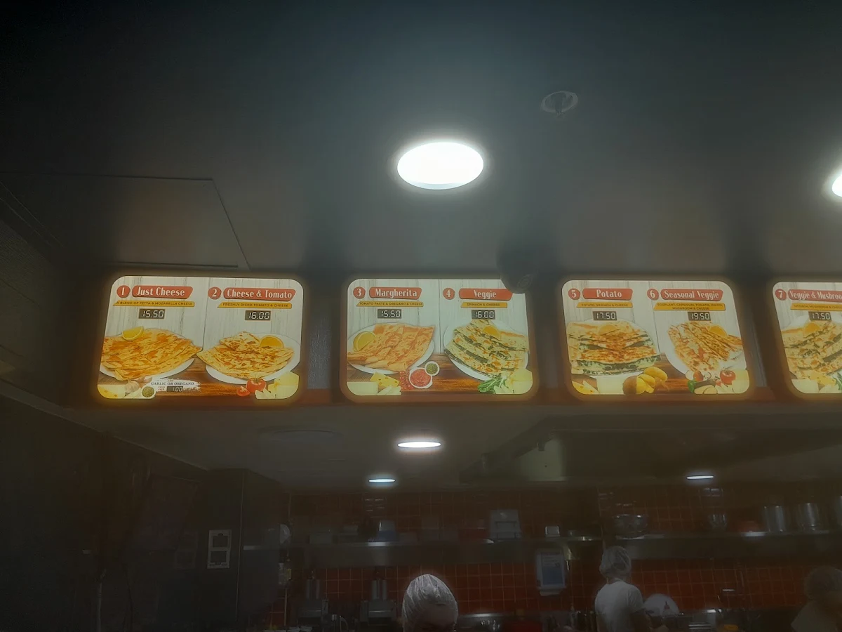 Menu, Gozleme Turkish House