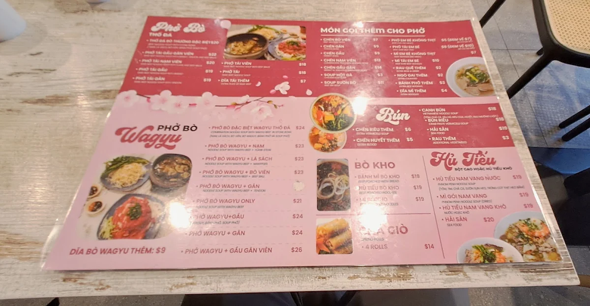 Menu, 3Q QUAY QUAN QUAN
