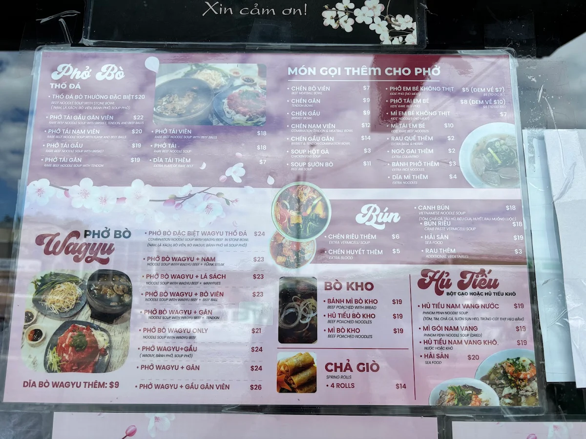 Menu, 3Q QUAY QUAN QUAN