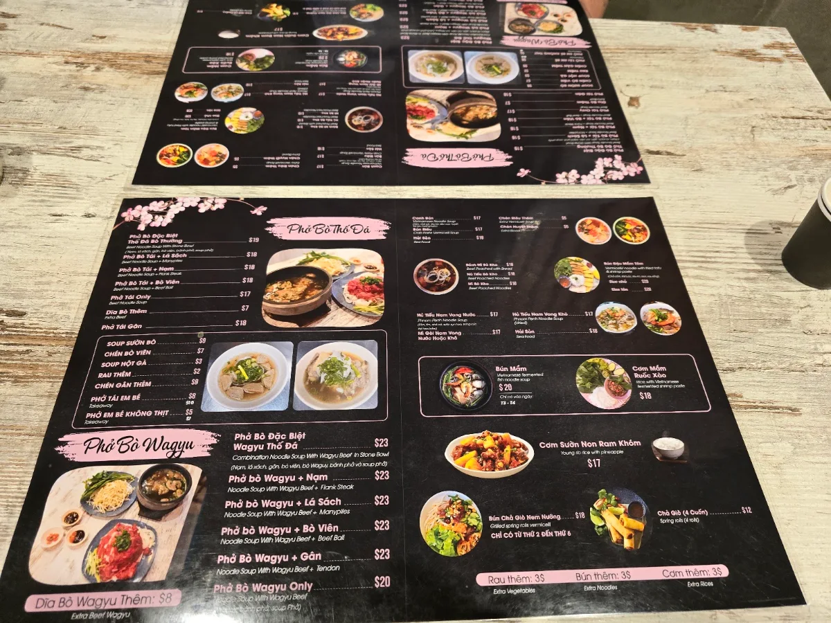 Menu, 3Q QUAY QUAN QUAN