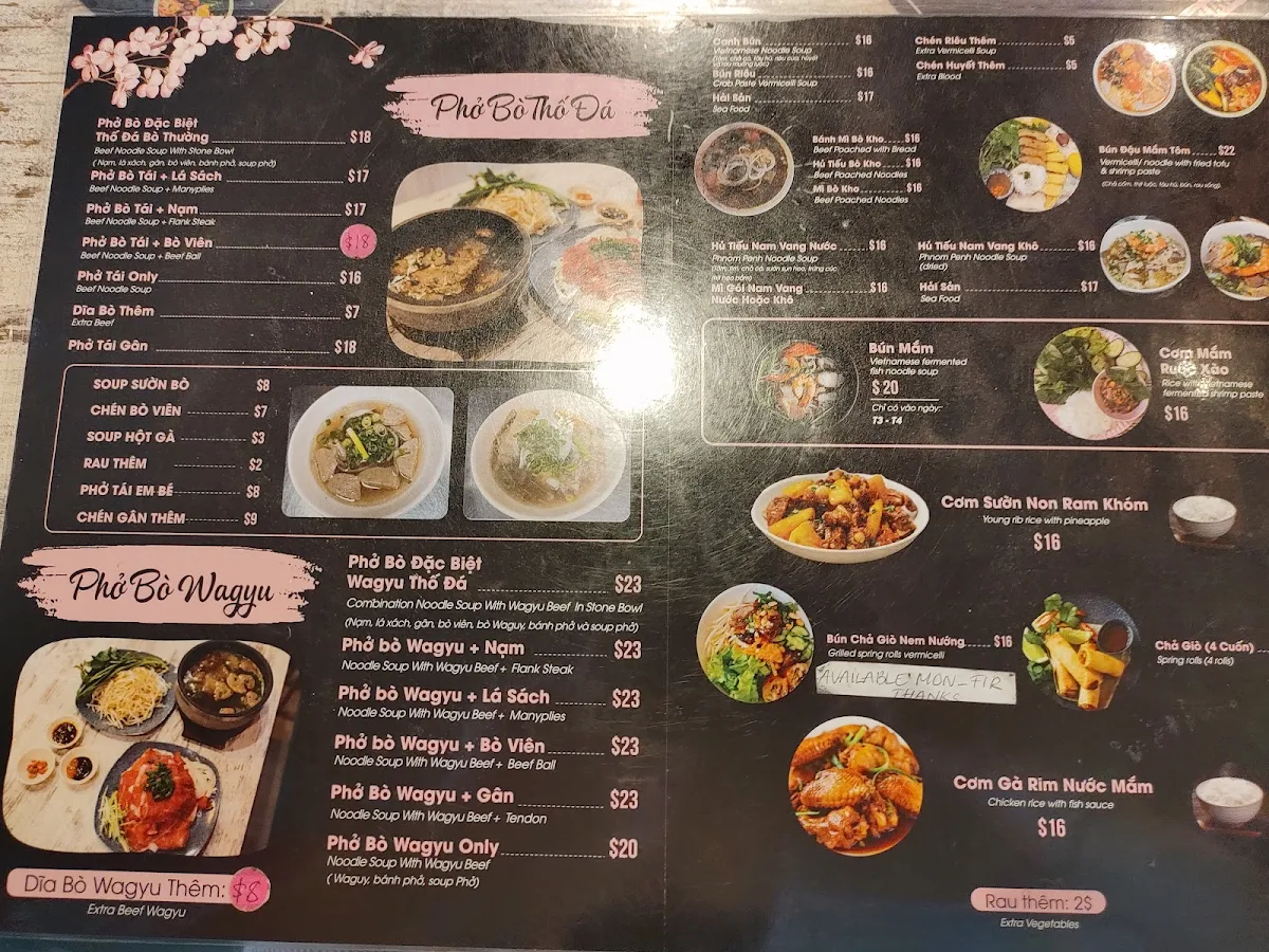 Menu, 3Q QUAY QUAN QUAN