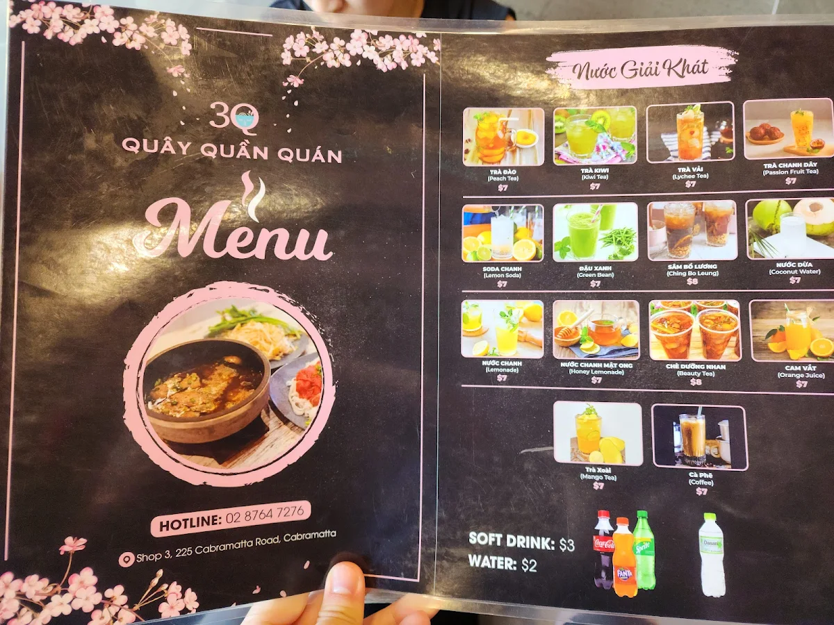 Menu, 3Q QUAY QUAN QUAN