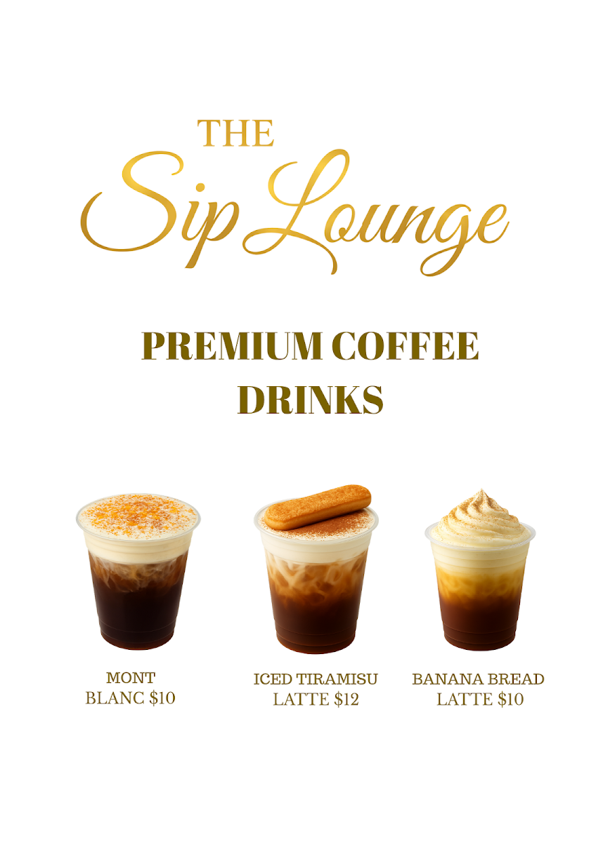 Menu, The Sip Lounge