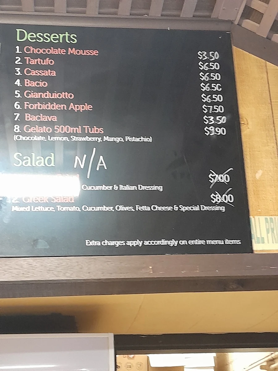 Menu, Kokoz Pizza & Double Dogs