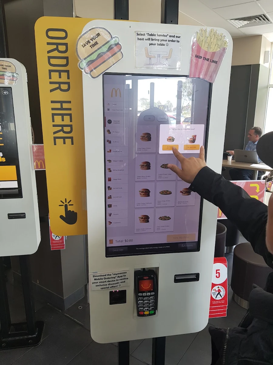 Menu, McDonald's Torquay