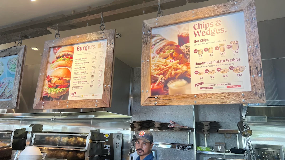 Menu, Chargrill Charlie's Pagewood