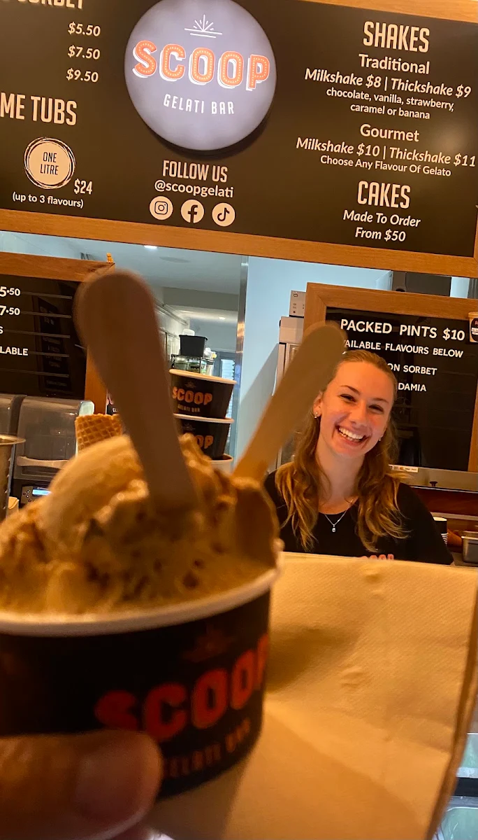 Menu, Scoop Gelati