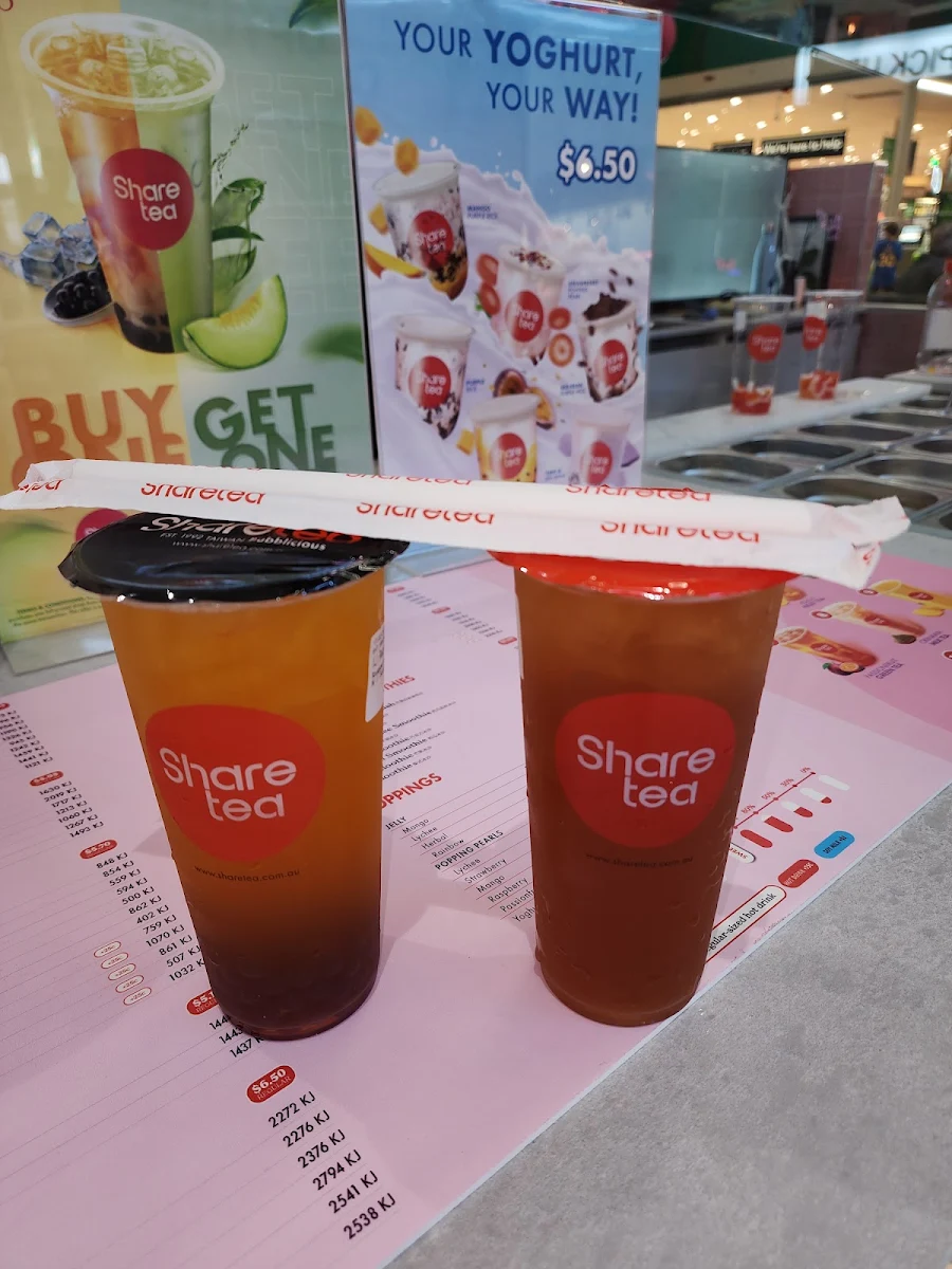 Menu, Sharetea Pakenham