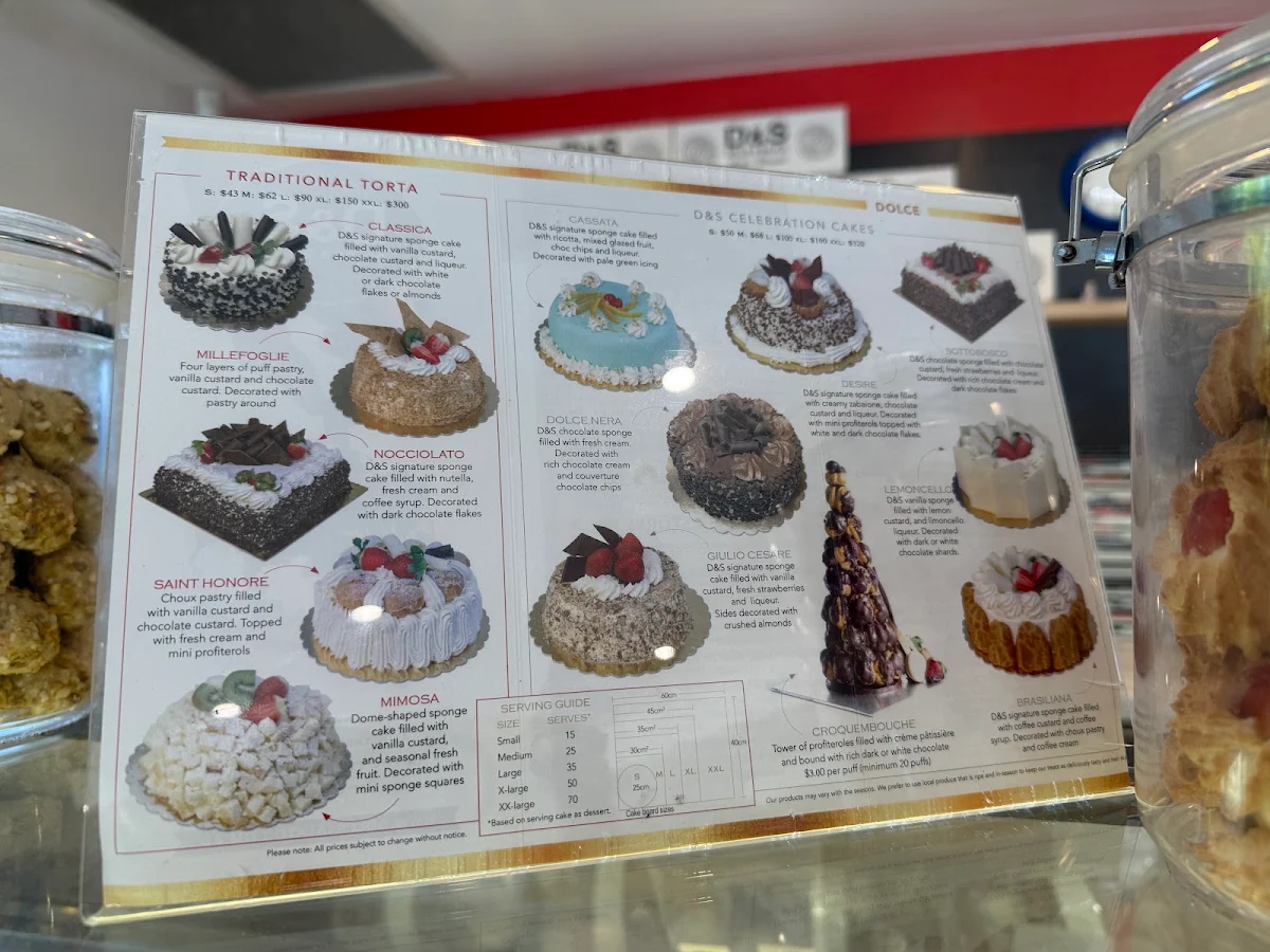 Menu, Dolce & Salato