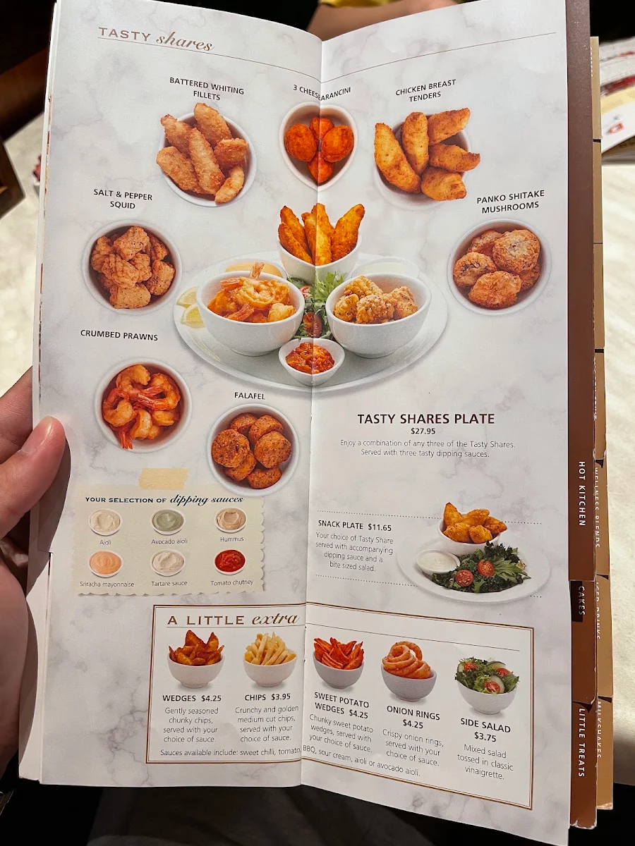Menu, Dôme Café - Cloverdale